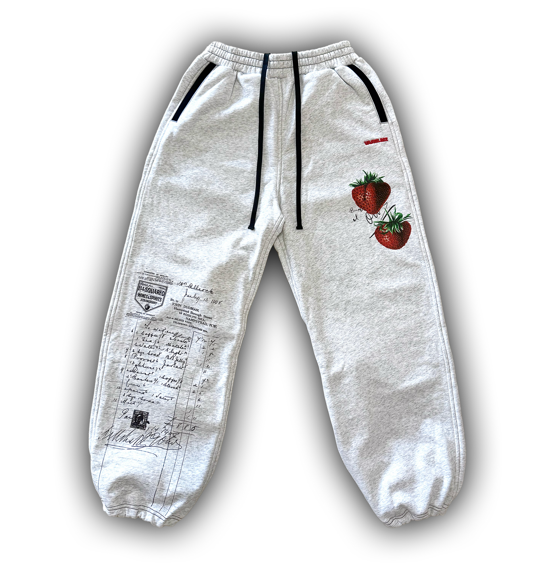 berry squared sweatpants