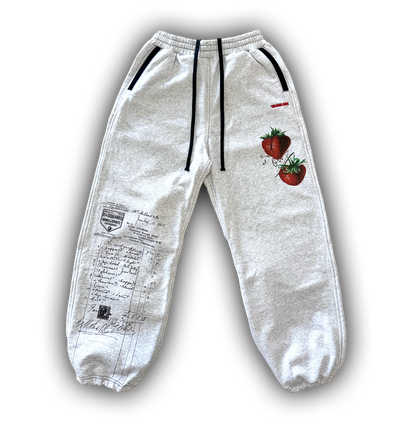berry squared sweatpants