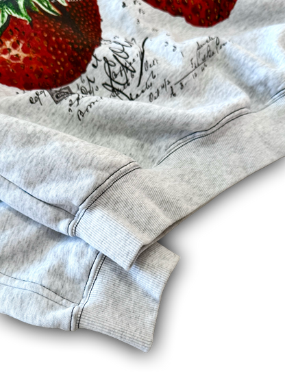 berry squared zip hoodie