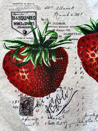 berry squared zip hoodie