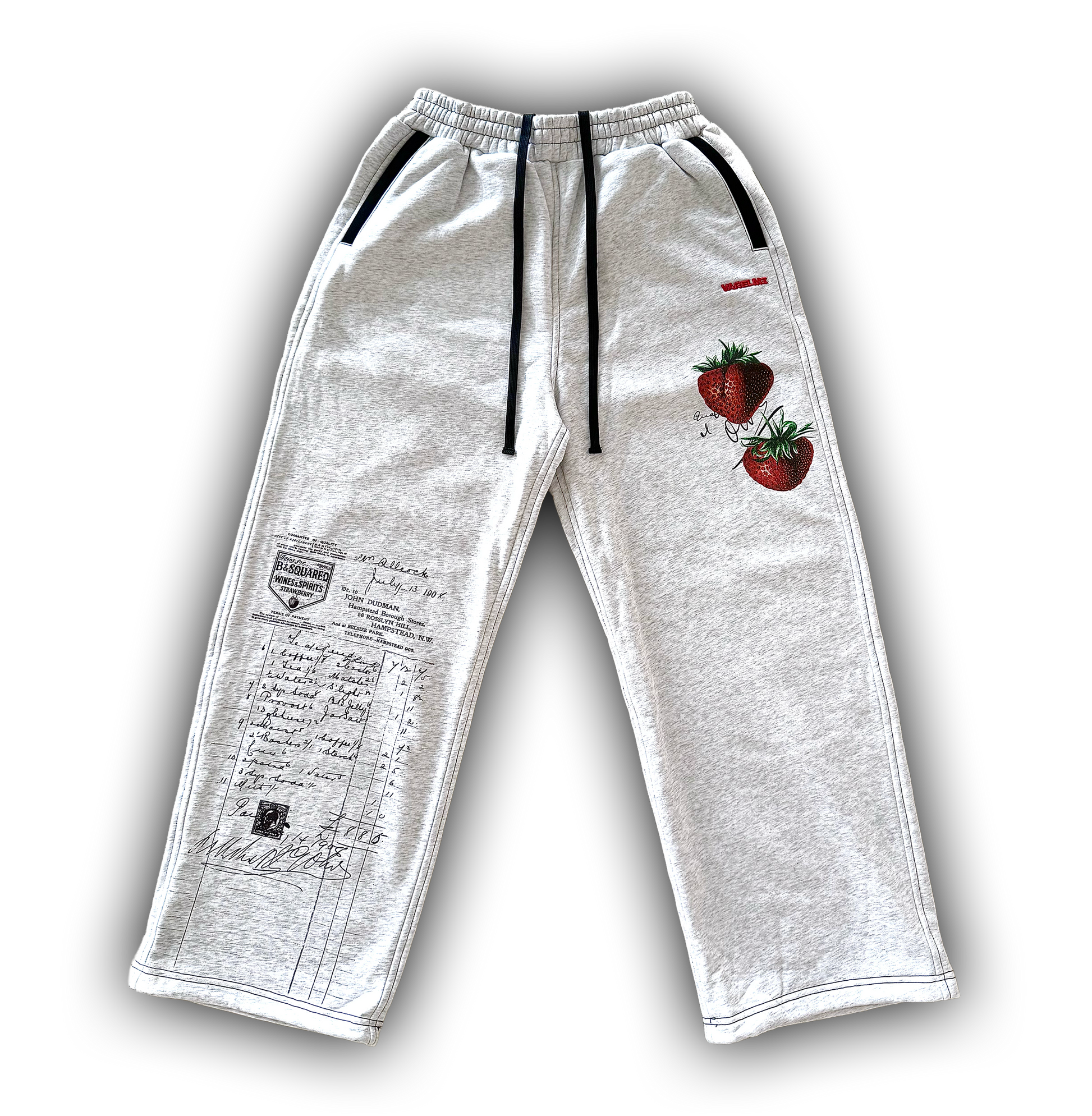 berry squared sweatpants